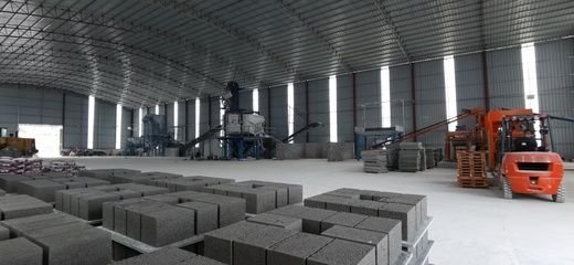 廣西一家人造崗石企業(yè) 固廢綜合循環(huán)利用項目試產(chǎn)